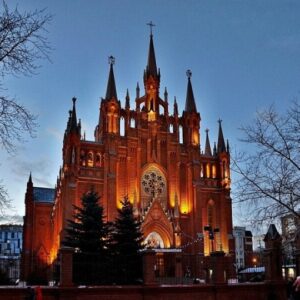 "Венская опера" в огнях и блеске вечерней МОСКВЫ + органный концерт в католическом костеле